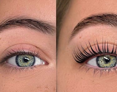 Before and After Lash Lift