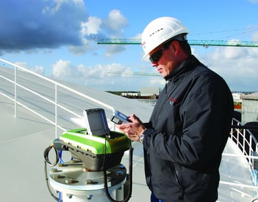 a man in a hard hat and a hard hat