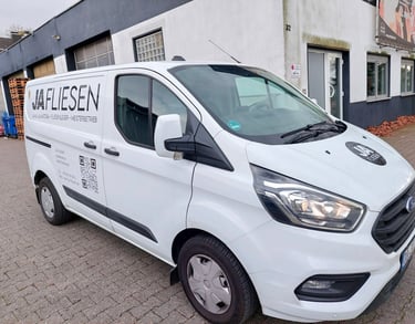 Fahrzeug JA FLIESEN, Fliesenleger Dortmund