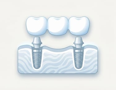 Esempio di ponte supportato da impianti