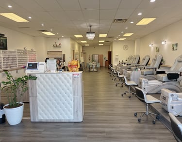 View inside of UV Nails