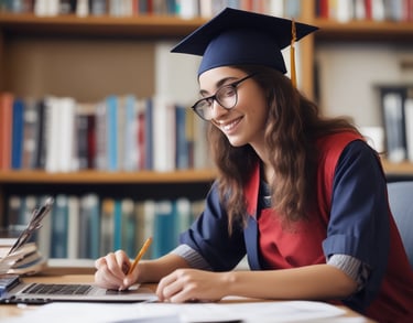 a man riding a skateboard down a street next to tall buildings