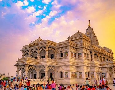Mathura Vrindavan Tour with taxi service in amritsar