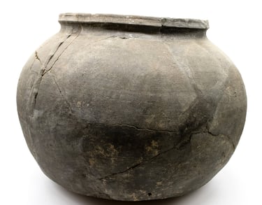 Suffolk greyware jar