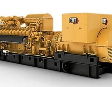 NEW Caterpillar G3520H, 2500 kW, 400v. 50 Hz