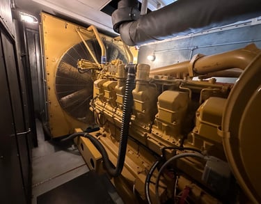 CAT 3512, 1000kW Prime, 480v. 60 Hz. Diesel Generators