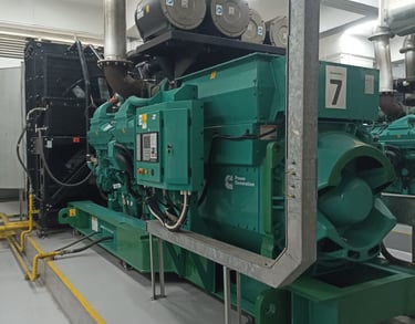 Cummins QSK60-G8, 2145kW, 400v 50 Hz.