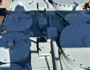 NEW 120 MVA Substation high voltage Transformer, 34.5kV Grounded Wye -> 230kV Grounded Wye