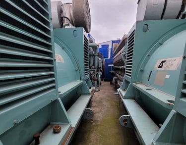 MAN 18V28/32H, 3.6 MW, 6600v. 60 Hz. Diesel Generator