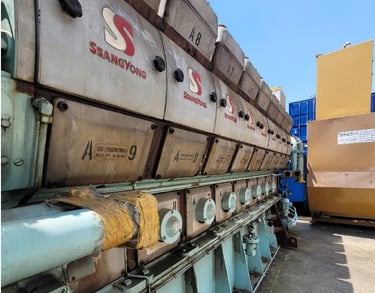 MAN 18V28/32H, 3.6 MW, 6600v. 60 Hz. Diesel Generator