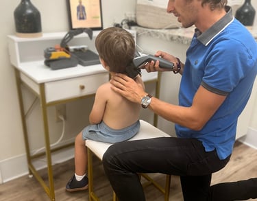 Infant nervous system scan at Three Nails Chiropractic in Franklin, TN for personalized colic relief