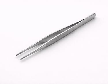 Dental tissue forceps stainless steel surgical instrument CE certified