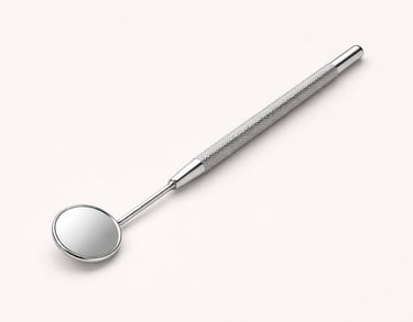 Dental mouth mirror stainless steel examination tool CE certified