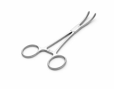 stainless steel vascular clamps instrument CE certified for atraumatic vessel occlusion.