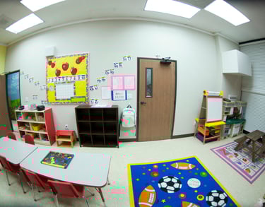 inside look in a kids' classroom