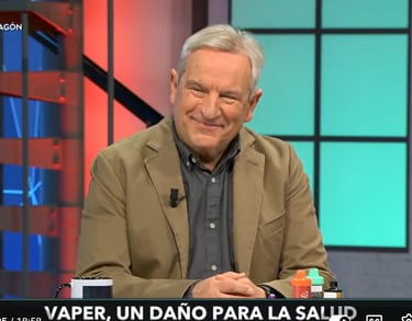 Rodrigo Córdoba alerta en Aragón: "Un vapeador puede equivaler a 60 cajetillas de tabaco"