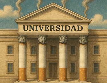 Las universidades de élite no aceptan fondos de tabacaleras.