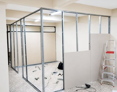 Professional drywall partition solutions for homes, offices, and commercial spaces. Fast installatio