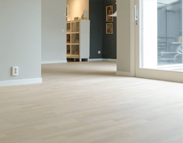 a living room with a large open floor plan