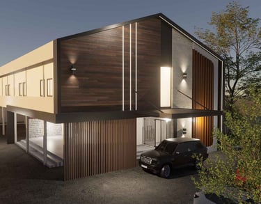 desain bangunan komersial raga architect