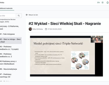 jak wygląda akademia neurocachingu
