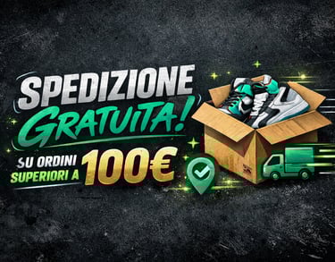 banner pubblicitario con scritta spedizione gratuita