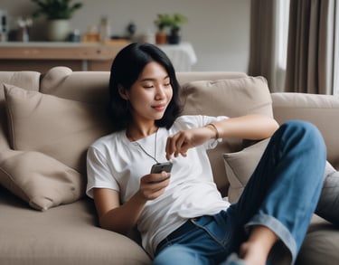 a man riding a skateboard down a street next to tall buildings