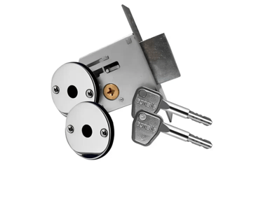 Fechadura com chaves usada em instalação e troca pelo Chaveiro Itumbiara em Itumbiara GO