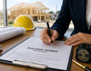Mobile Notary for Contractors signing construction documents in Central Florida