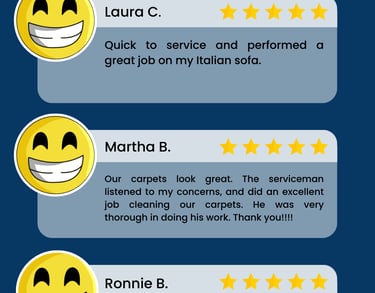 image of reviews from customers that have used Refresh Property Services in San Antonio, TX.