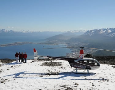 helicóptero en ushuaia
