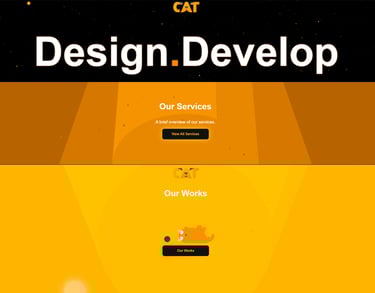 CAT (Creative Advertisement & Technologies). Their Three.js website was done by Asil Adnan