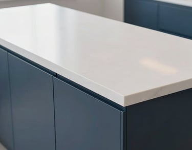 a man riding a skateboard down a street next to tall buildings