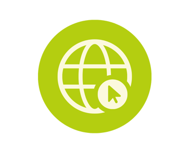 Website icon representing SEO and web design services