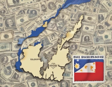 a man riding a skateboard down a street next to tall buildings