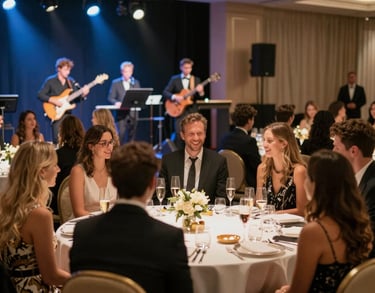 a man riding a skateboard down a street next to tall buildings