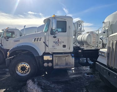 true north ready mix concrete truck