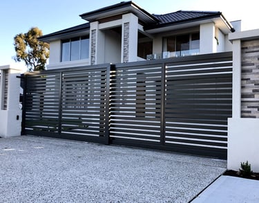 see through non see through gate