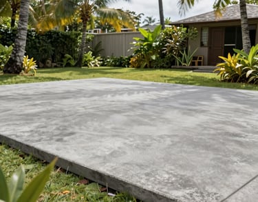 Concrete slab poured in Kapolei