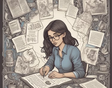 a man riding a skateboard down a street next to tall buildings