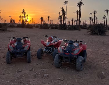 Sunset en quad