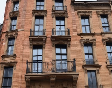 A row of beach huts sitting on top of a sandy beach