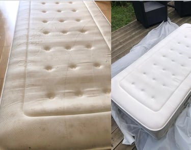 avant/après nettoyage matelas angers à domicile