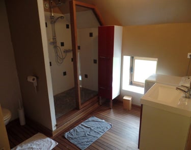 Chambre du gîte Carmesnil - Gîte de la cour d'Etienville au cœur des marais du Cotentin