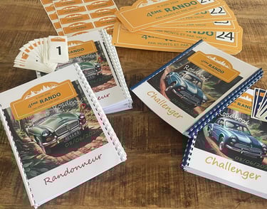 roadbook, plaques rallye