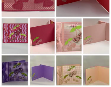 Cherry Heart Shaker Birthday Cards