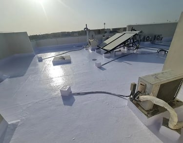 Professional waterproofing services for rooftops in Dubai villa – Revamply Services UAE