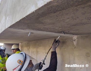 Concrete crack injection and seepage repair services in UAE