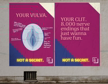 Not a Secret print campaign