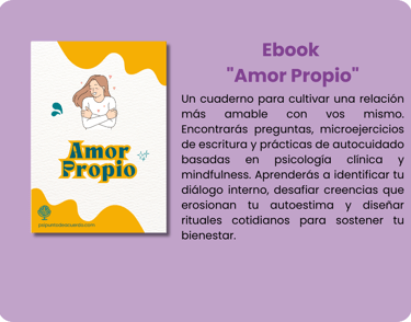 Descargable de psicología para trabajar la autoestima y el autoconocimiento personal
